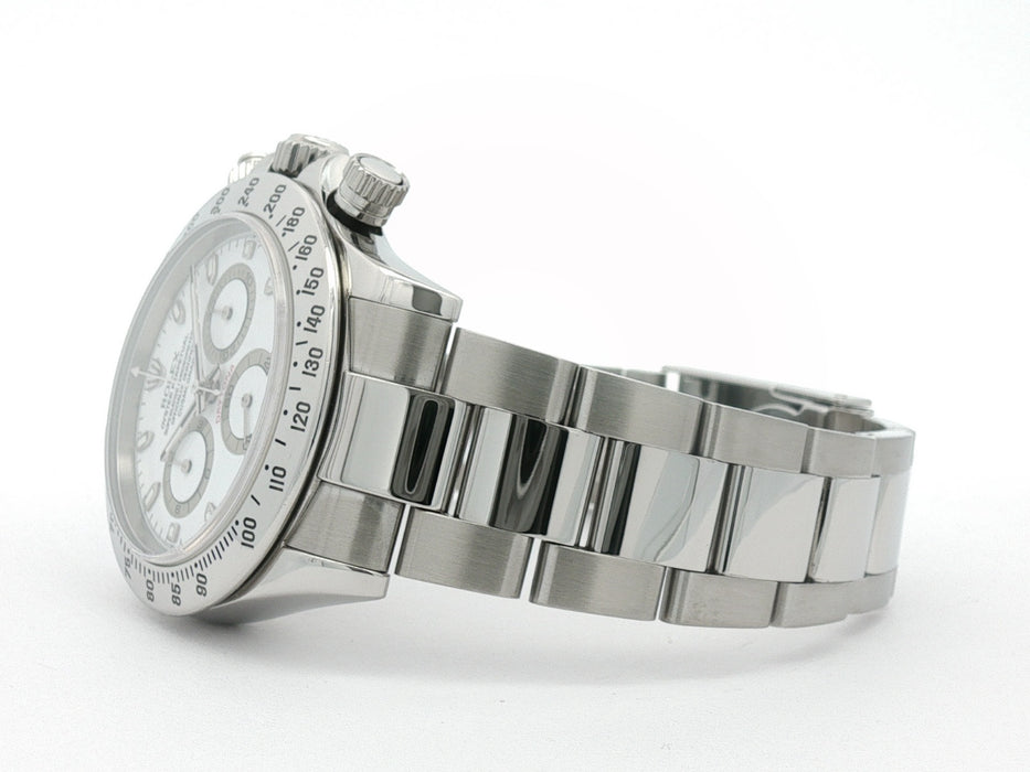 Rolex Daytona White Dial Chronograph Stainless Steel Automatic 40MM 116520