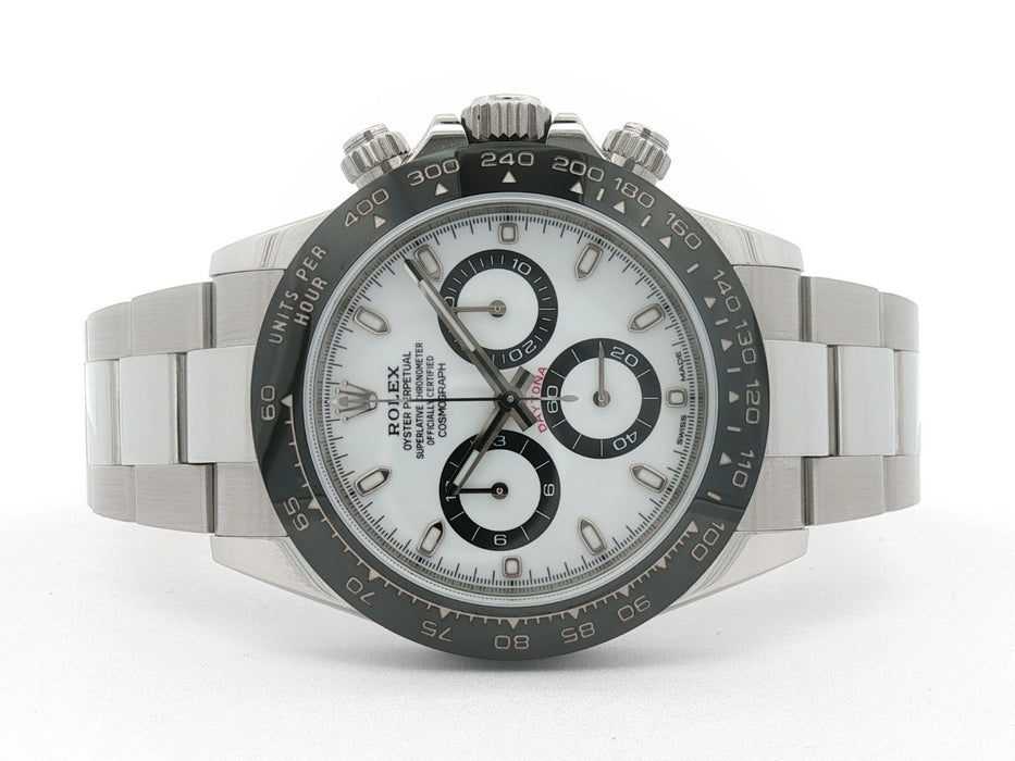 Rolex Daytona White Dial Panda Chronograph Stainless Steel Automatic 116500LN