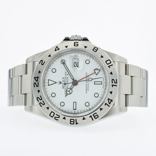 Rolex Explorer II 40 Polar White Stainless Steel Oyster Bracelet 16570