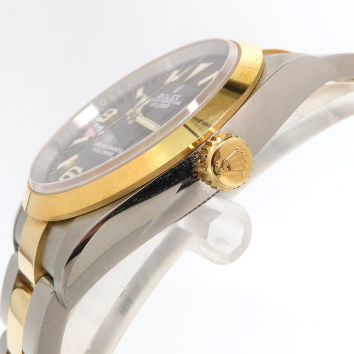 Rolex Explorer I Black Dial 18kt Yellow Gold & Stainless Steel 36MM 124273