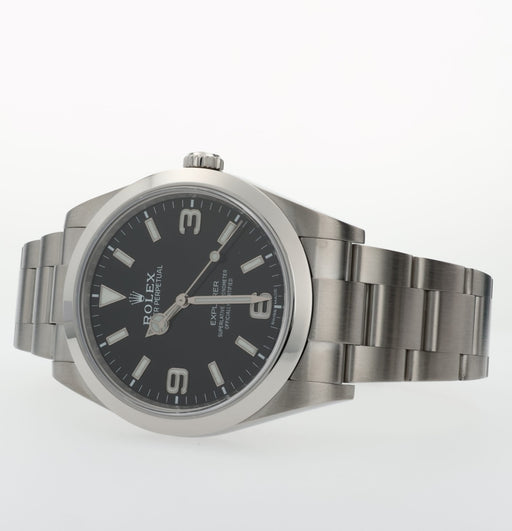 Rolex Explorer I Black Dial Stainless Steel Automatic 39MM Oyster 214270