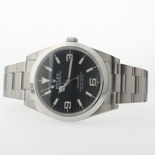 Rolex Explorer I Black Dial Stainless Steel Automatic 39MM Oyster 214270