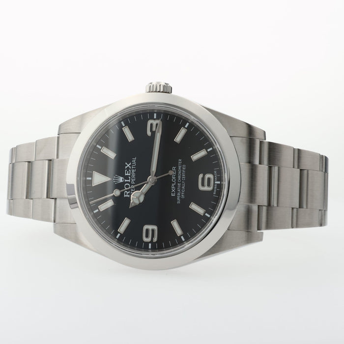 Rolex Explorer I Black Dial Stainless Steel Automatic 39MM Oyster 214270