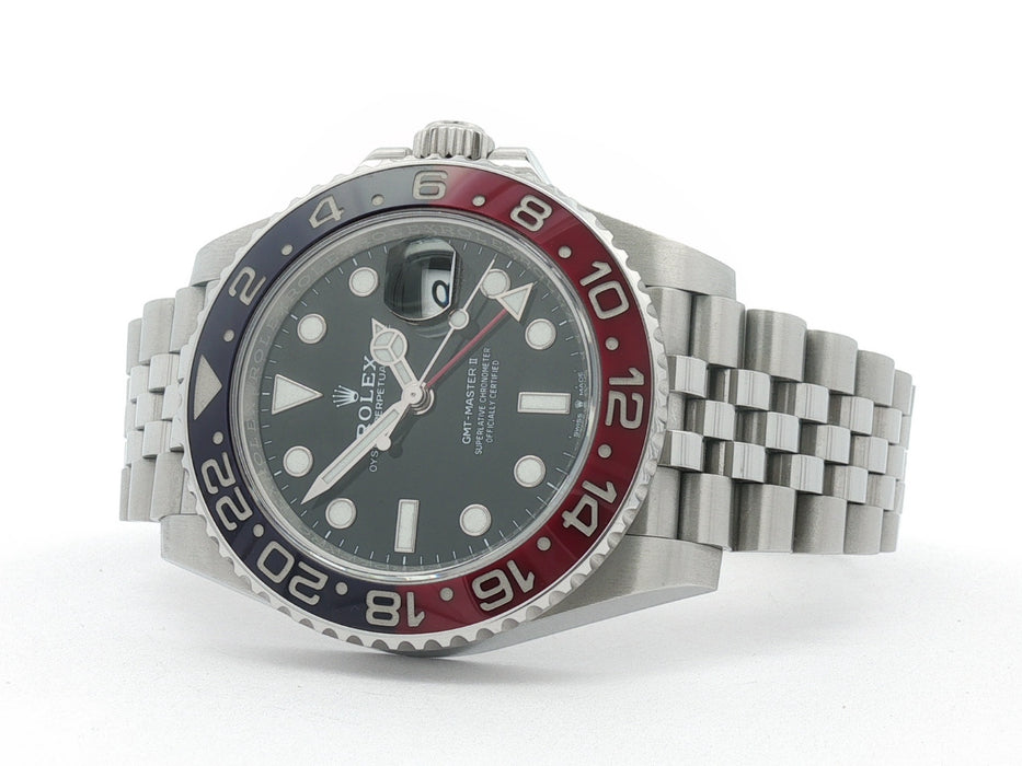 Rolex GMT-Master II "Pepsi" Jubilee Bracelet Red/Blue Stainless Steel 126710BLRO