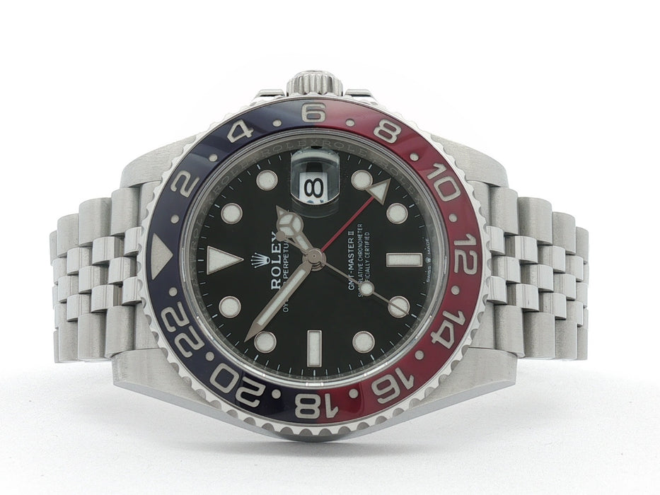 Rolex GMT-Master II "Pepsi" Jubilee Bracelet Red/Blue Stainless Steel 126710BLRO