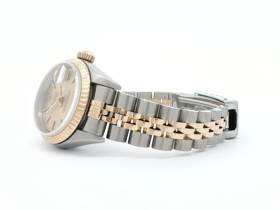 Rolex Lady-Datejust 26mm Champagne Dial 18kt Yellow Gold & Stainless Steel 69173