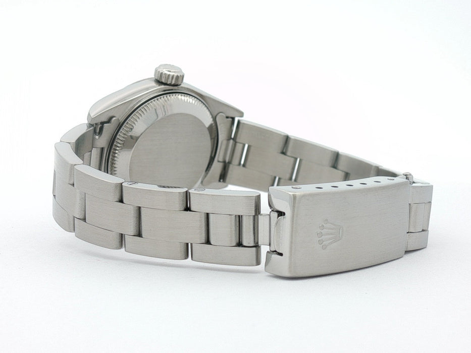 Rolex Oyster Perpetual Date Automatic Stainless Steel White Roman Dial 79190