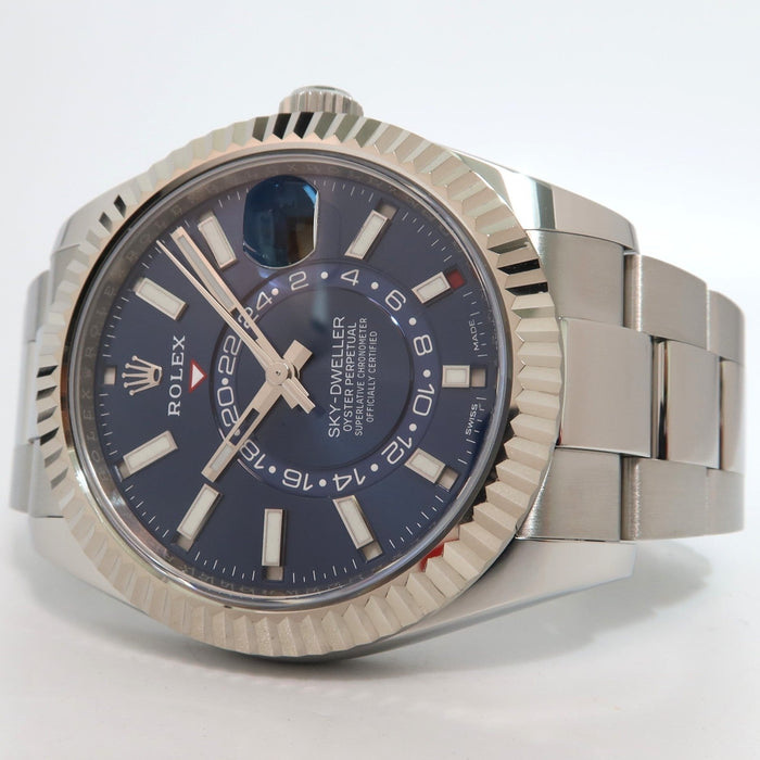 Rolex Sky-Dweller Blue Dial Stainless Steel Oyster 42MM Automatic 326934