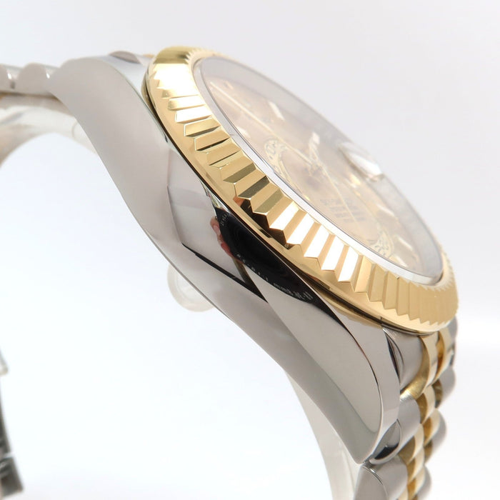 Rolex Sky-Dweller Champagne Dial 18kt Yellow Gold & Stainless Steel 42MM 326933