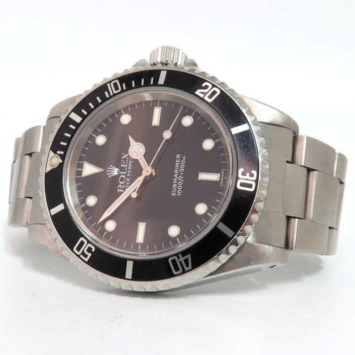 Rolex Submariner No-Date Black Dial Stainless Steel 40MM Automatic 14060