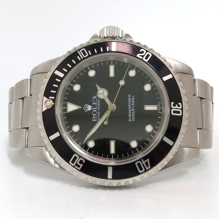 Rolex Submariner No-Date Black Dial Stainless Steel 40MM Automatic 14060