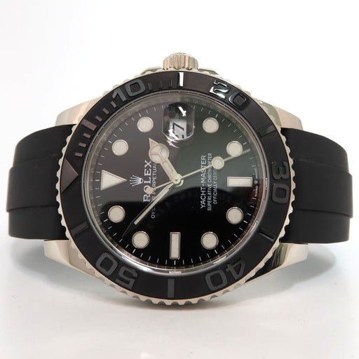 Rolex Yacht-Master 42 Black Dial Solid 18kt White Gold Oysterflex 226659
