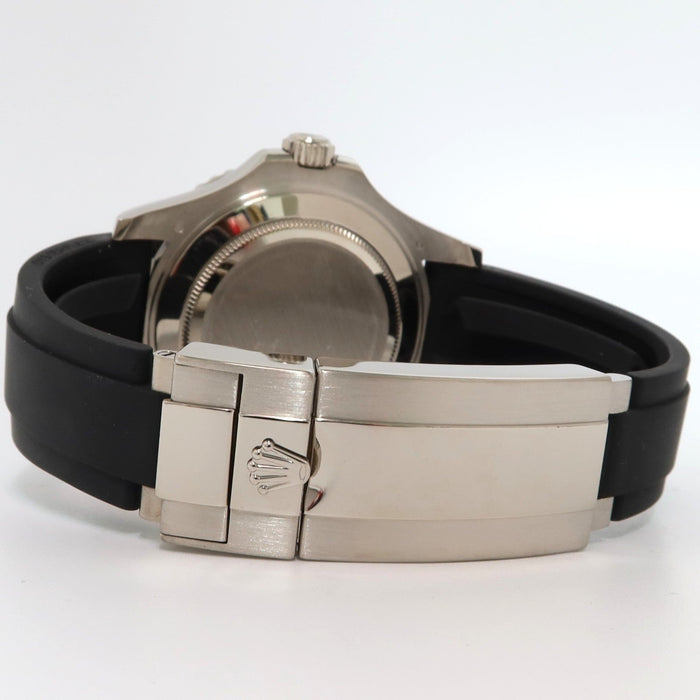 Rolex Yacht-Master 42 Black Dial Solid 18kt White Gold Oysterflex 226659