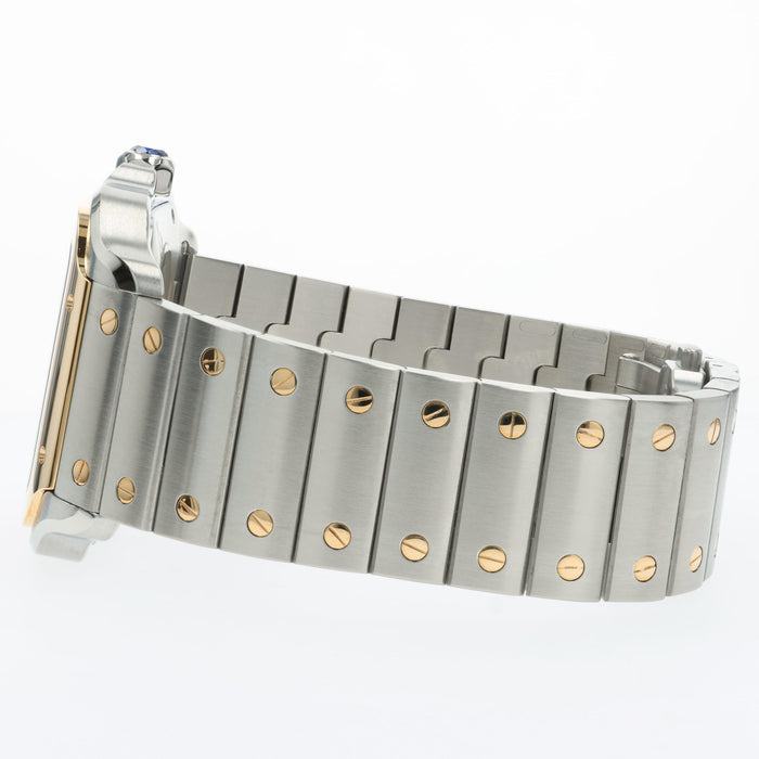 Cartier Santos De Cartier Large 18k Yellow Gold & Stainless Steel W2SA0009 4072