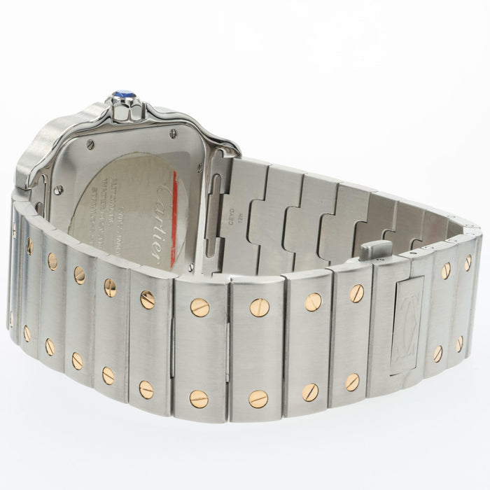 Cartier Santos De Cartier Large 18k Yellow Gold & Stainless Steel W2SA0009 4072