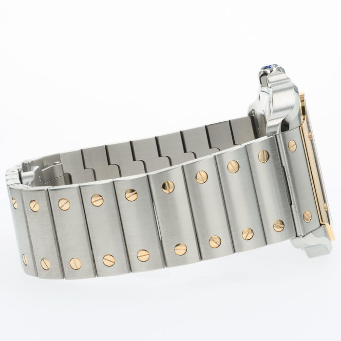Cartier Santos De Cartier Large 18k Yellow Gold & Stainless Steel W2SA0009 4072