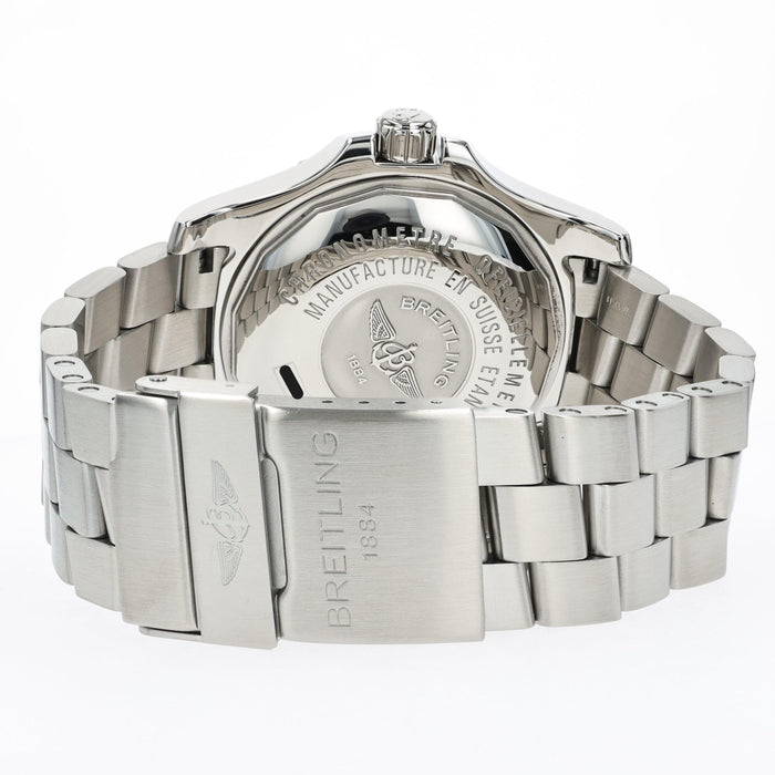 Breitling Superocean Steelfish Black Dial Stainless Steel A17390