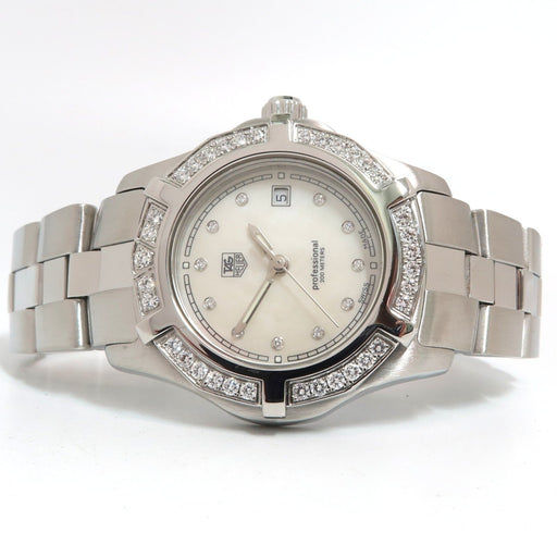 TAG Heuer 2000 Exclusive Mother of Pearl Diamond Dial 27MM Steel WN131J.BA0360