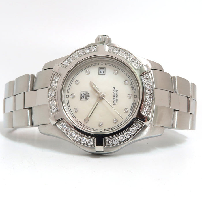 TAG Heuer 2000 Exclusive Mother of Pearl Diamond Dial 27MM Steel WN131J.BA0360