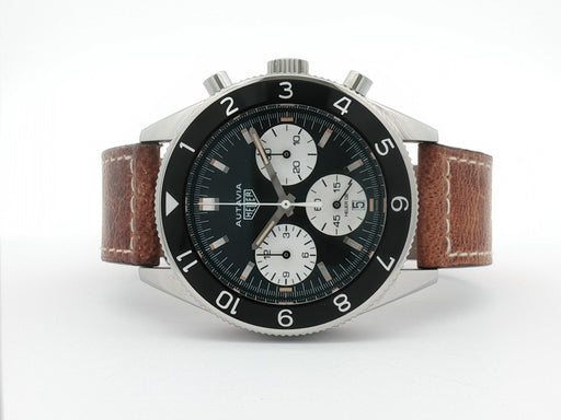 TAG Heuer Autavia Heritage Black Dial 42mm Chronograph Steel CBE2110.FC8226