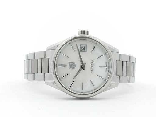 TAG Heuer Carrera Ladies Mother of Pearl Stainless Steel 32MM Quartz WAR1311-0