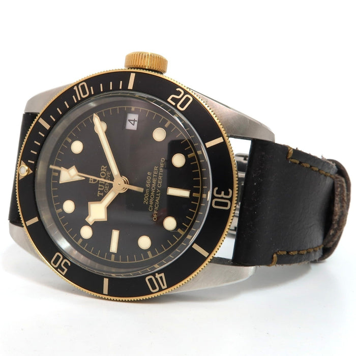 Tudor Black Bay 18K Yellow Gold & Stainless Steel 41MM Black Dial 79733N