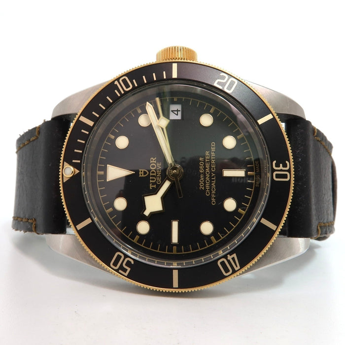 Tudor Black Bay 18K Yellow Gold & Stainless Steel 41MM Black Dial 79733N