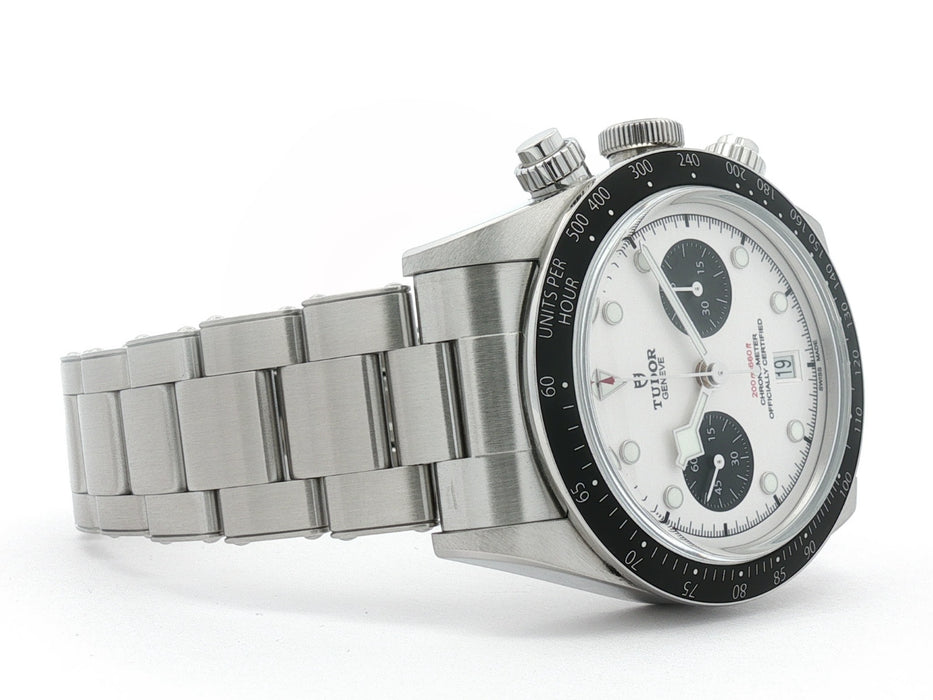 Tudor Black Bay Chronograph White Panda Dial Stainless Steel 41MM 79360N