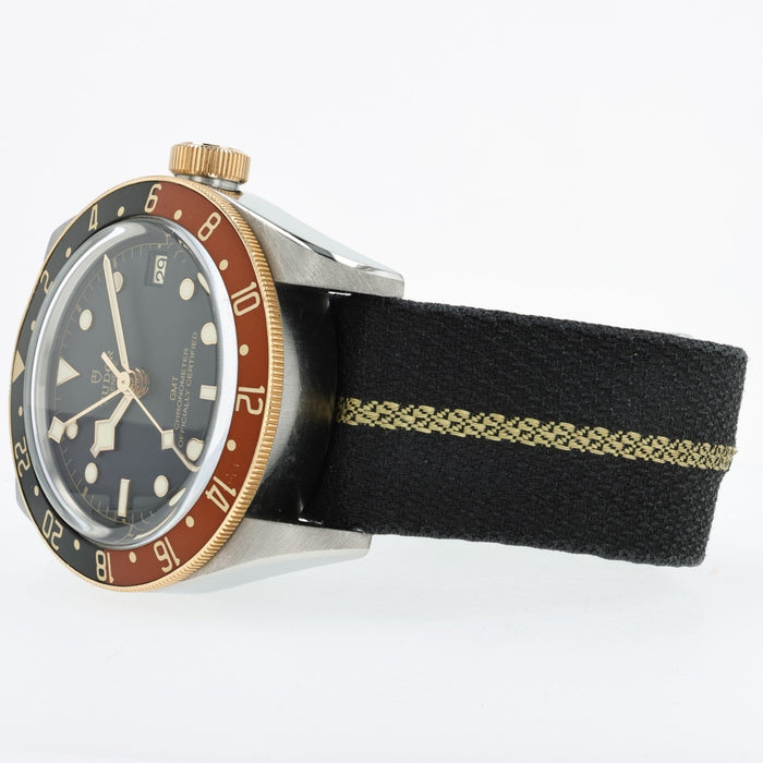Tudor Black Bay GMT Black Dial Black/Brown Bezel 41MM Steel & Gold 79833MN