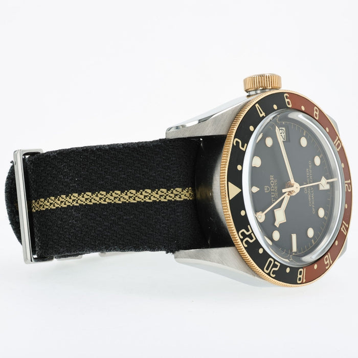Tudor Black Bay GMT Black Dial Black/Brown Bezel 41MM Steel & Gold 79833MN