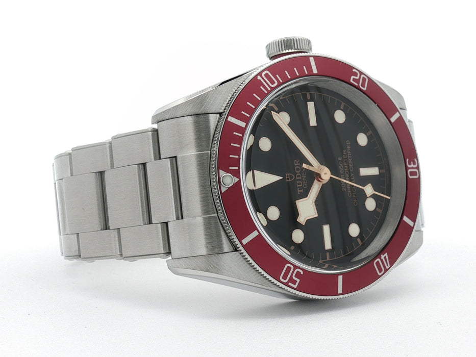 Tudor Black Bay Heritage Red Bezel Black Dial Stainless Steel 41MM 79230R