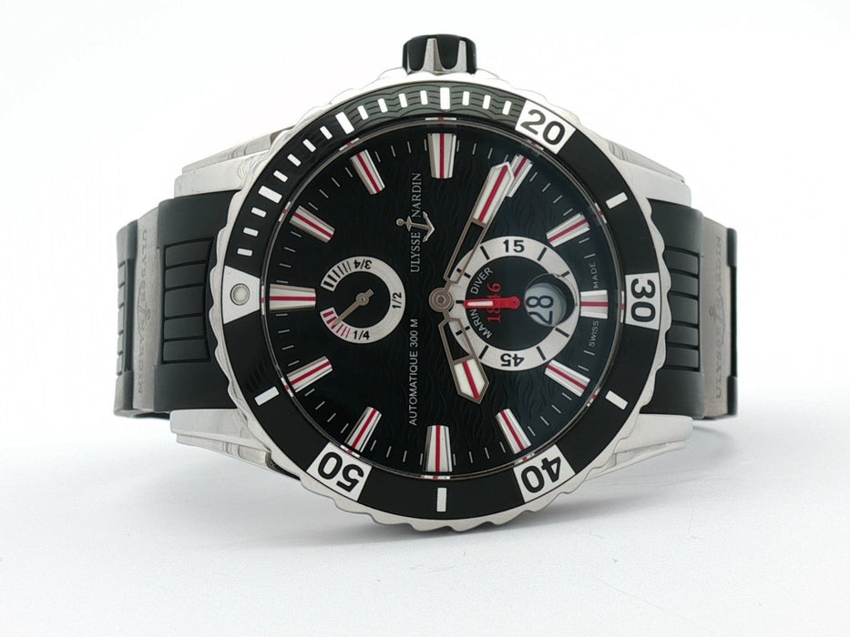 Ulysse Nardin Marine Diver Chronometer Black Dial Steel Automatic 263-10