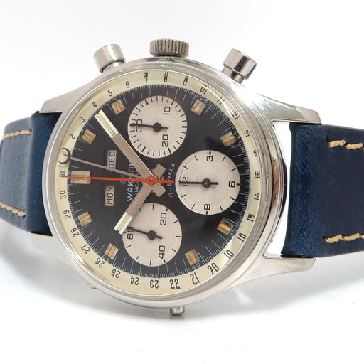 Wakmann Triple Date Chronograph Black Dial Stainless Steel 37MM 71.1309.70