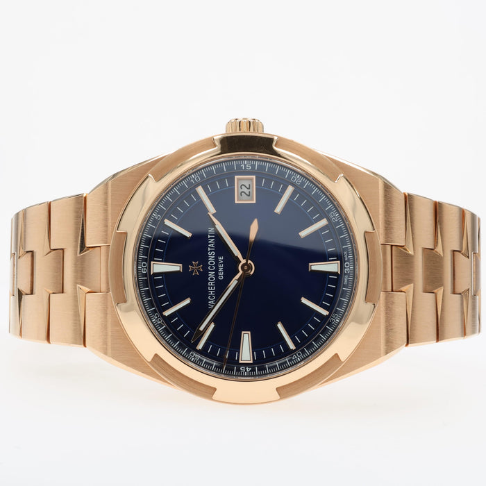 Vacheron Constantin Overseas Solid 18K Rose Gold 41MM Blue Dial 4500V/110R-B705