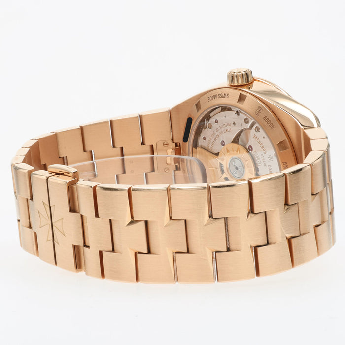 Vacheron Constantin Overseas Solid 18K Rose Gold 41MM Blue Dial 4500V/110R-B705