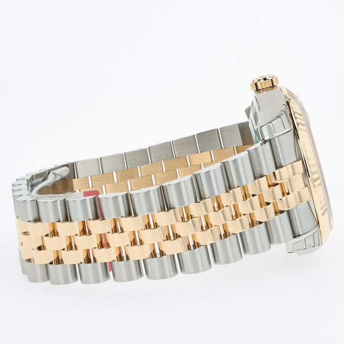 Rolex Datejust 36 Silver Index 18K Yellow Gold and Stainless Steel 116233