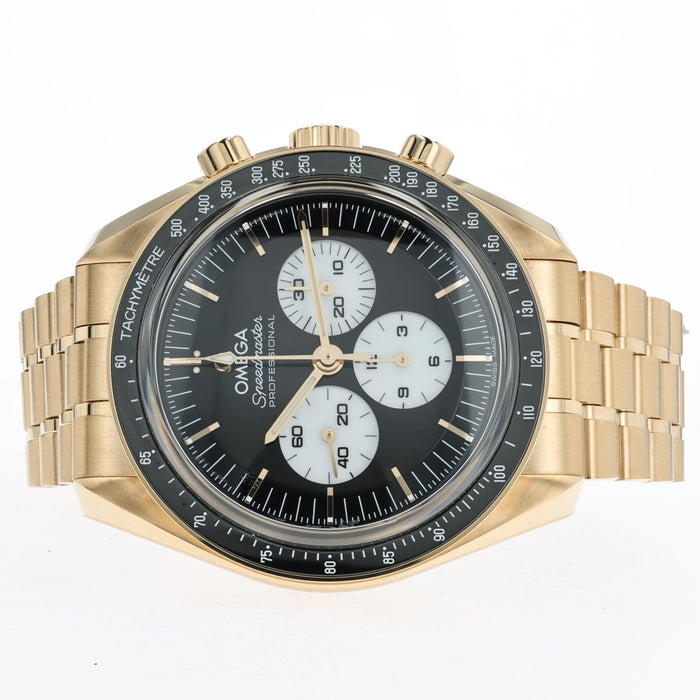 Omega Speedmaster Moonwatch Solid 18k Yellow Gold Manual 310.60.42.50.01.002