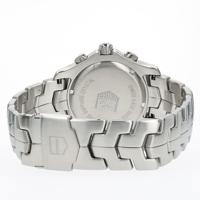 Tag Heuer Link Chronograph Silver Dial 42mm Stainless Steel CJ1111