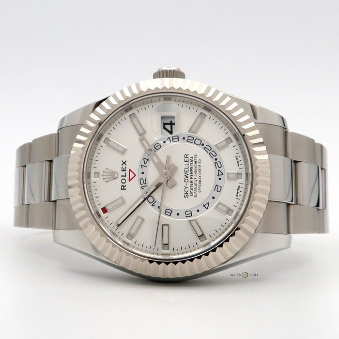 Rolex Sky-Dweller White Dial Stainless Steel 42MM Automatic Oyster 326934