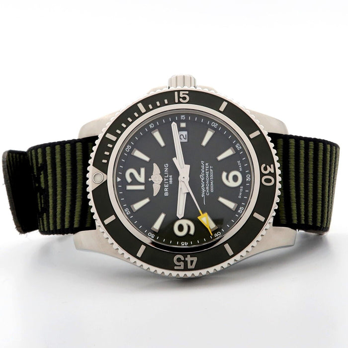Breitling Superocean Automatic 44 Outerknown Green Dial Stainless Steel A17367