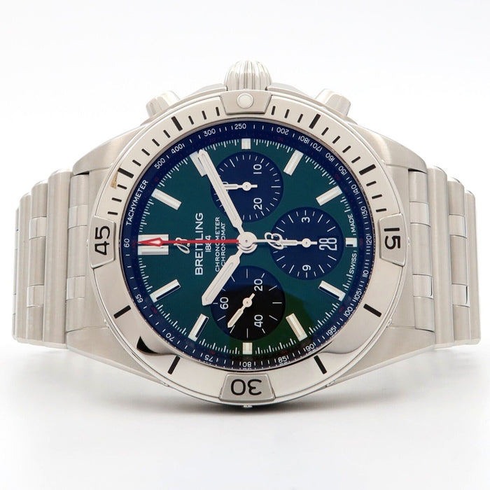 Breitling Chronomat B01 42 Green Dial 42MM Stainless Steel Automatic AB0134