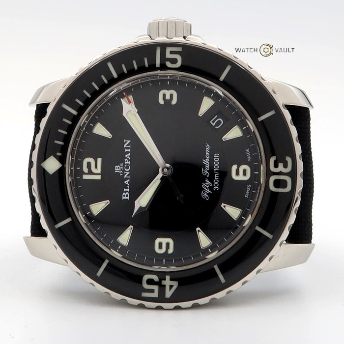 Blancpain Fifty Fathoms Automatic Black Dial 45MM Stainless Steel 5015 1130 52A