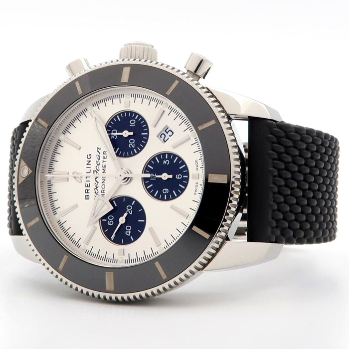 Breitling Superocean Heritage II Chronograph B01 Chronograph Silver Dial AB0162