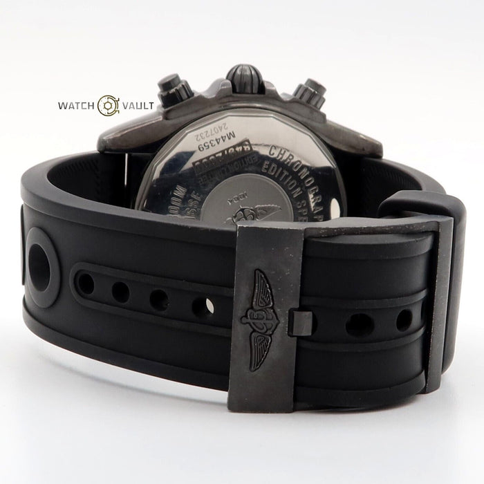 Breitling Chronomat 44 Blackbird Black Dial Automatic Blacksteel Limited M44359