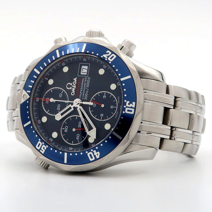 Omega Seamaster Diver Chronograph Blue Dial 41.5MM Steel Automatic 2225.80