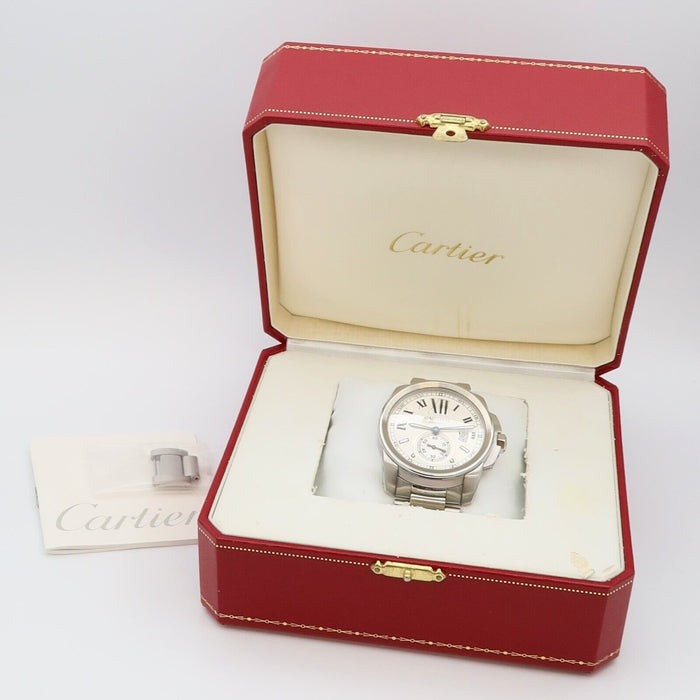 Cartier Calibre De Cartier Silver Dial 42MM Automatic Stainless Steel W7100015