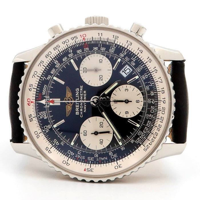 Breitling Navitimer Black Dial 42MM Automatic Chronograph Stainless Steel A23322