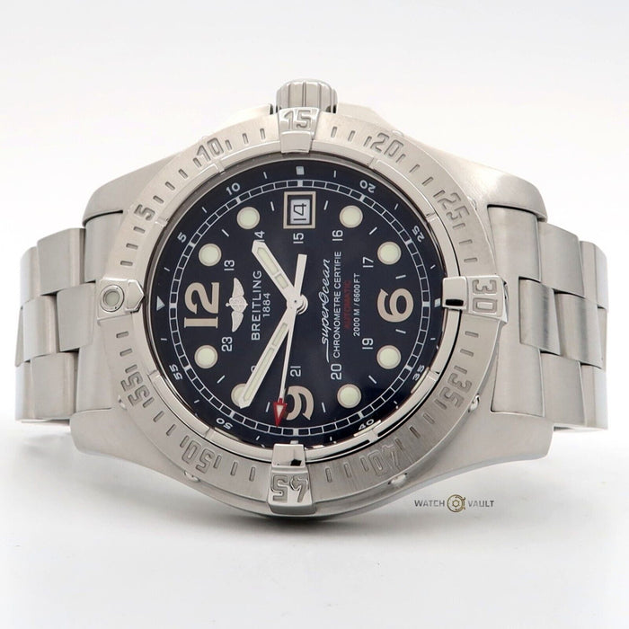 Breitling Superocean Steelfish Black Dial Automatic Stainless Steel 44MM A17390