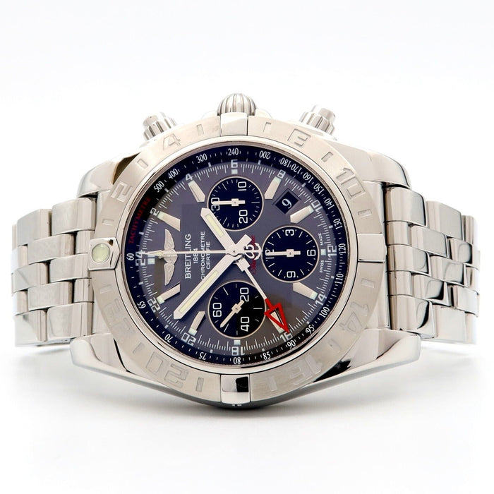 Breitling Chronomat 44 GMT Grey Dial Chronograph Stainless Steel 44MM AB0420