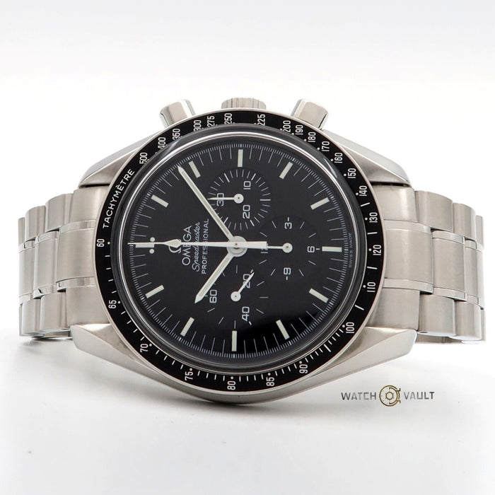 Omega Speedmaster Professional Moonwatch Black Dial Chronograph Manual 3572.50